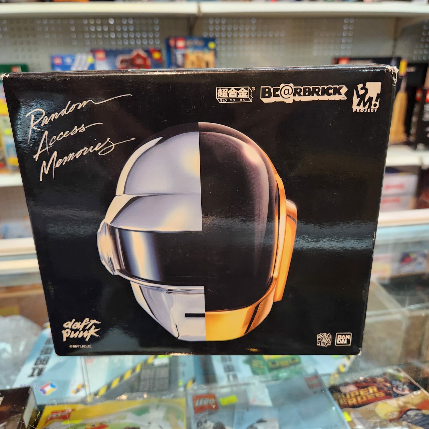 （開封,外盒有小壓紋）Super alloyed BE@RBRICK DAFT PUNK(Random Access Memories Ver.)