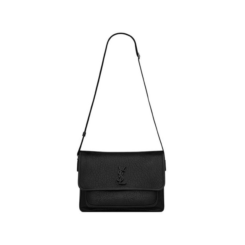 SAINT LAURENT YSL NIKI 粒面皮革郵差袋