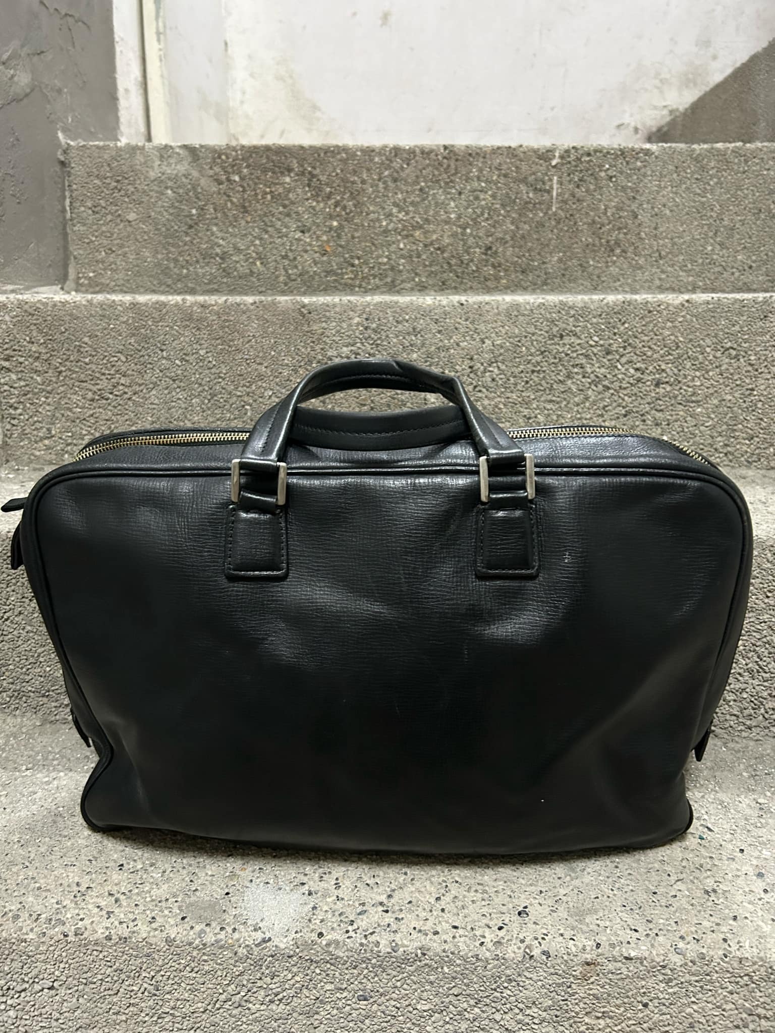 90s OLD PORTER Leather Bag Made in Japan
