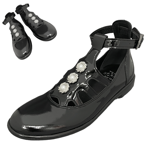 Pre order  - TOKYO BOPPER Pearl Flower Low Heel Shoes