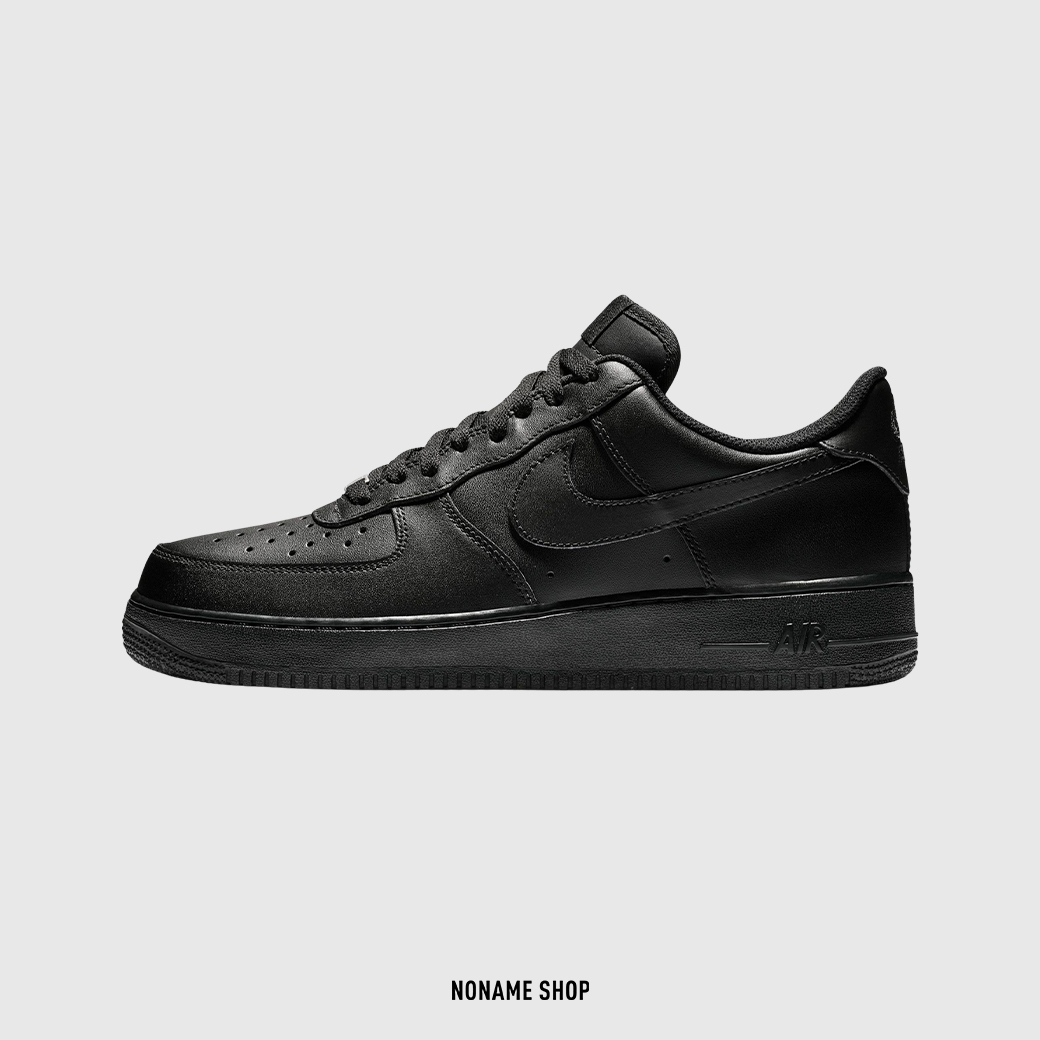 NIKE AIR FORCE 1 LOW AF1 OG 經典 全黑 低筒 (男/女款)