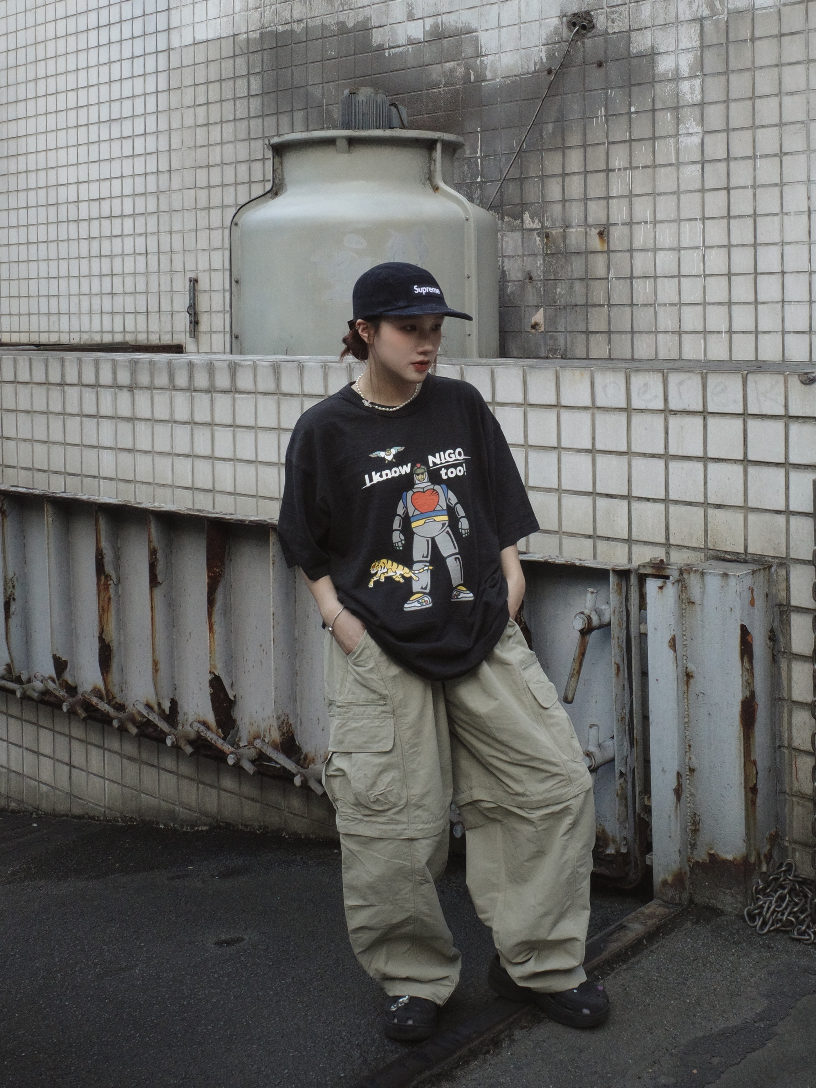 台北店限量專區㊙HUMAN MADE I KNOW NIGO TOO 變形金剛人黑