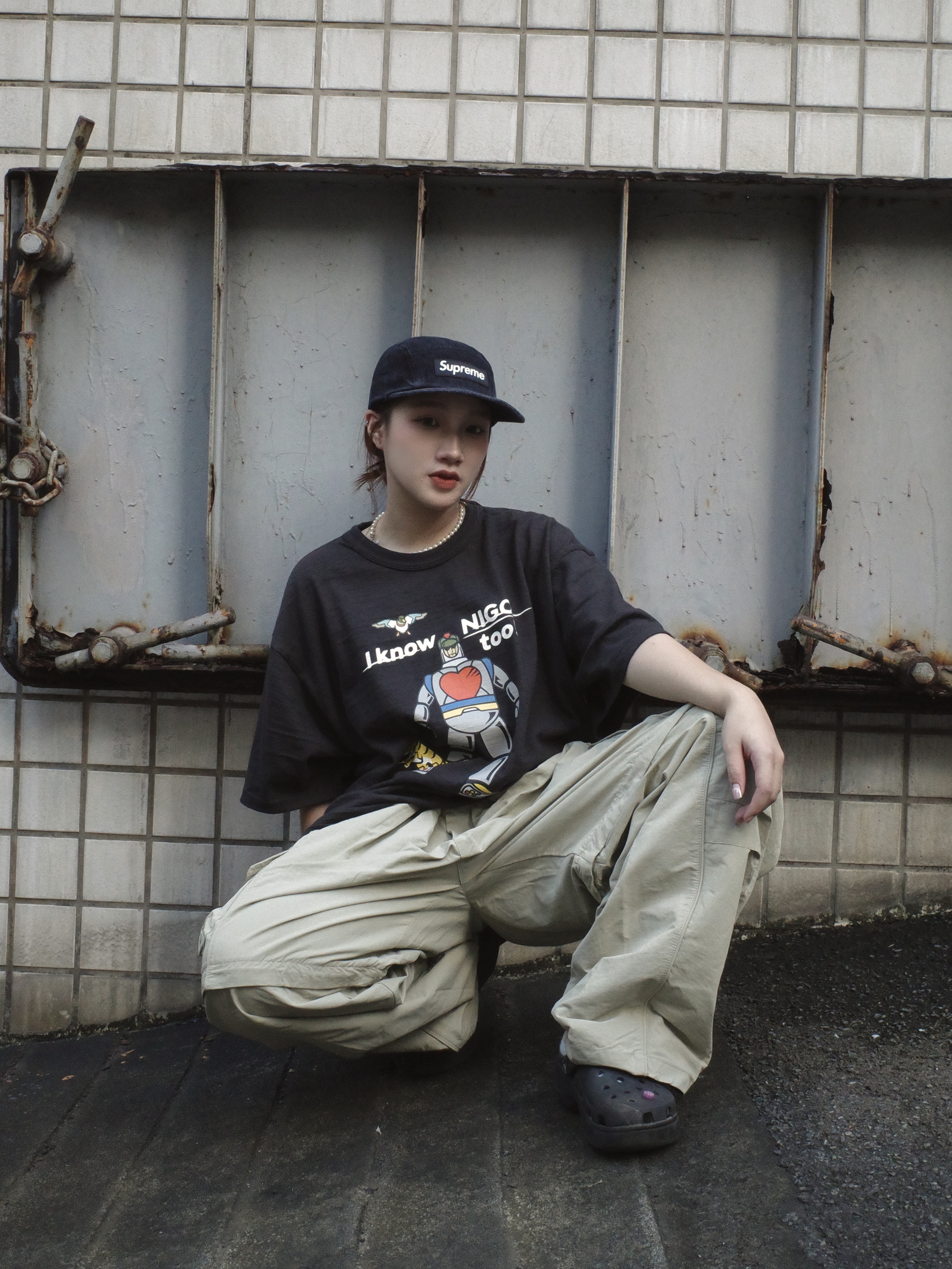 <快速出貨>HUMAN MADE I KNOW NIGO TOO 變形金剛人 黑