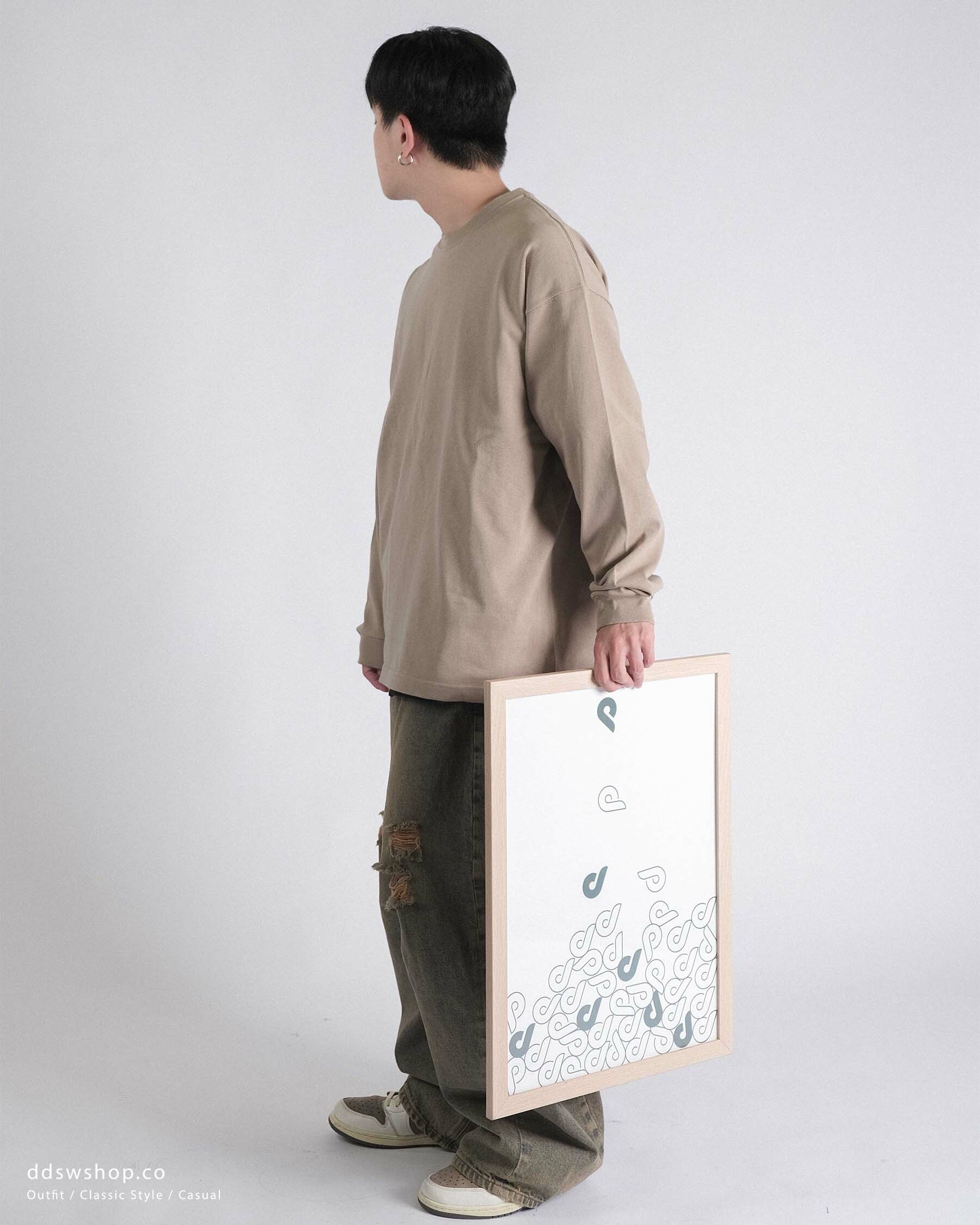 United Athle A/W 重磅 寬版落肩 9.1oz. 長袖