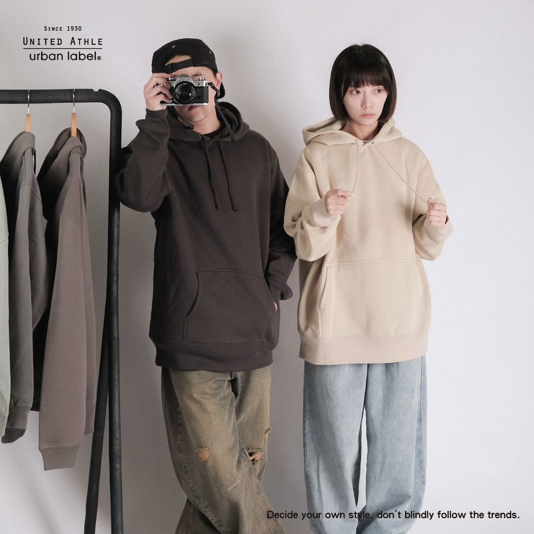 United Athle A/W 帽踢 三款 素色 帽t
