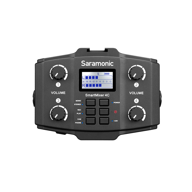 Saramonic SmartMixer 4C 4-channel Microphone Mixer With Phantom Power