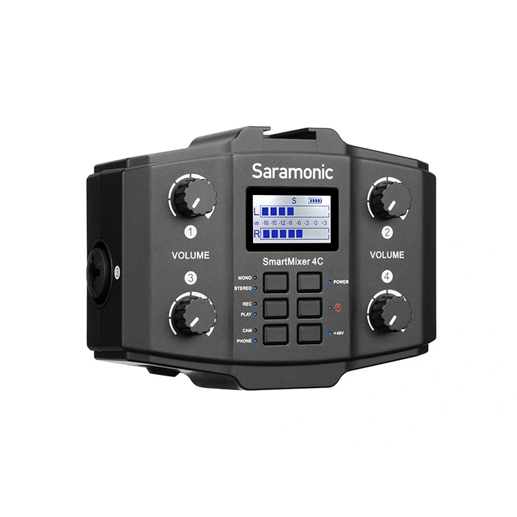 Saramonic SmartMixer 4C 4-channel Microphone Mixer With Phantom Power