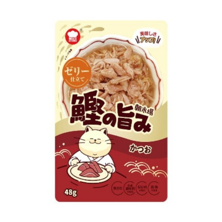 Hell's Kitchen 朝市埸  鰹魚口味 濕糧包 48g