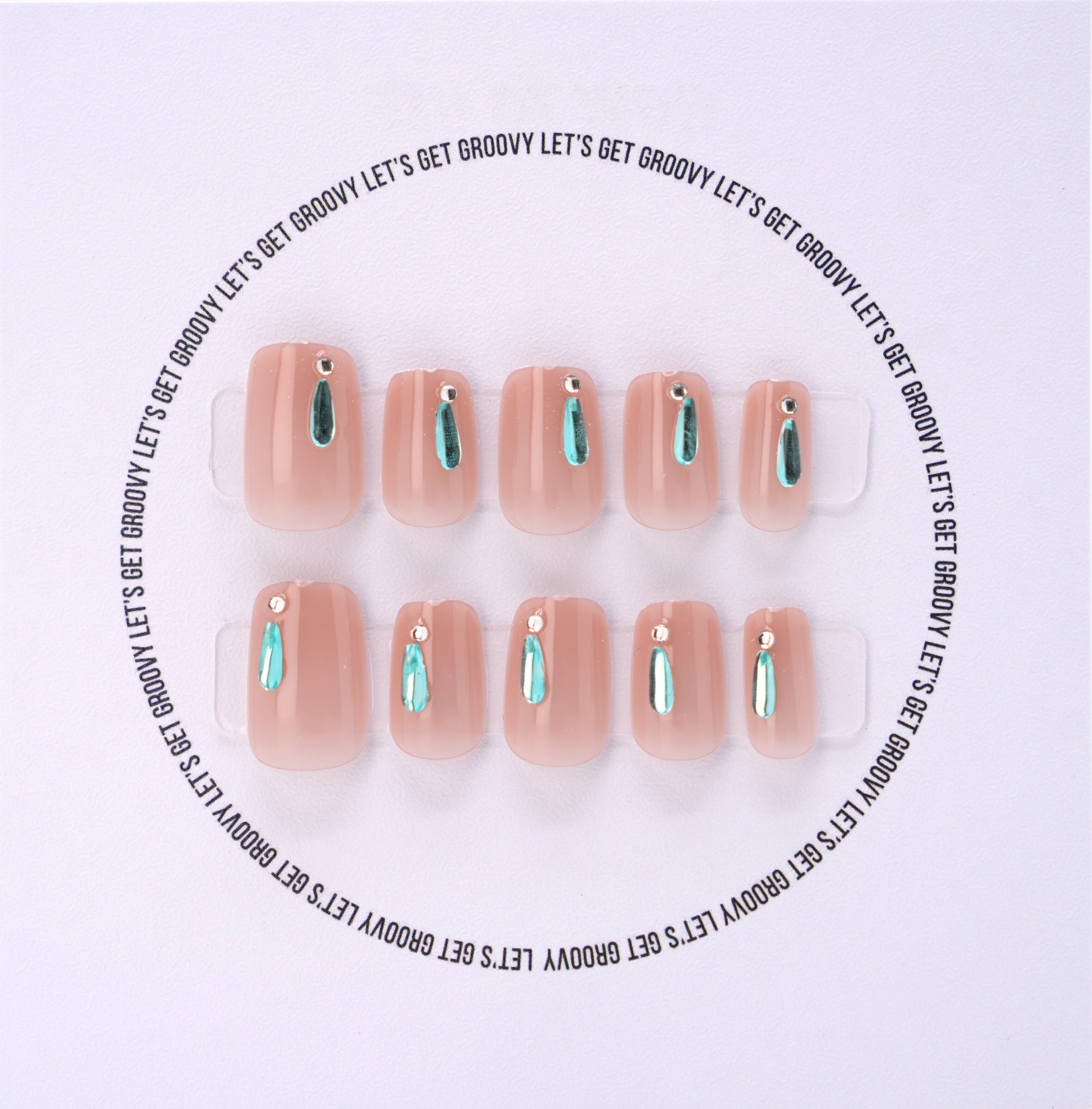 Slay ︳Aqua Sparkling Rhinestones