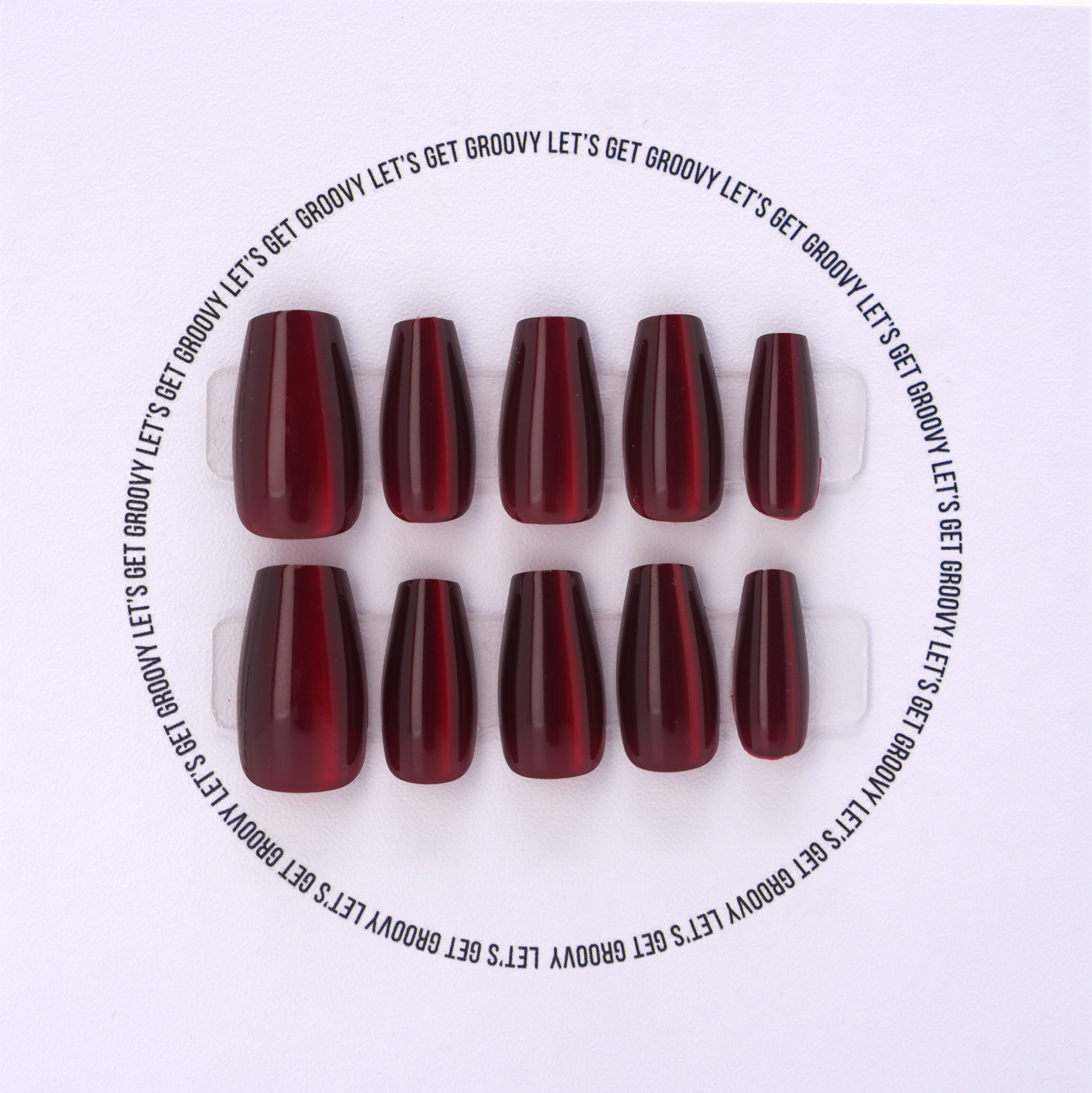 Slay ︳Ruby。Cat Eye (Two Nail Shape)