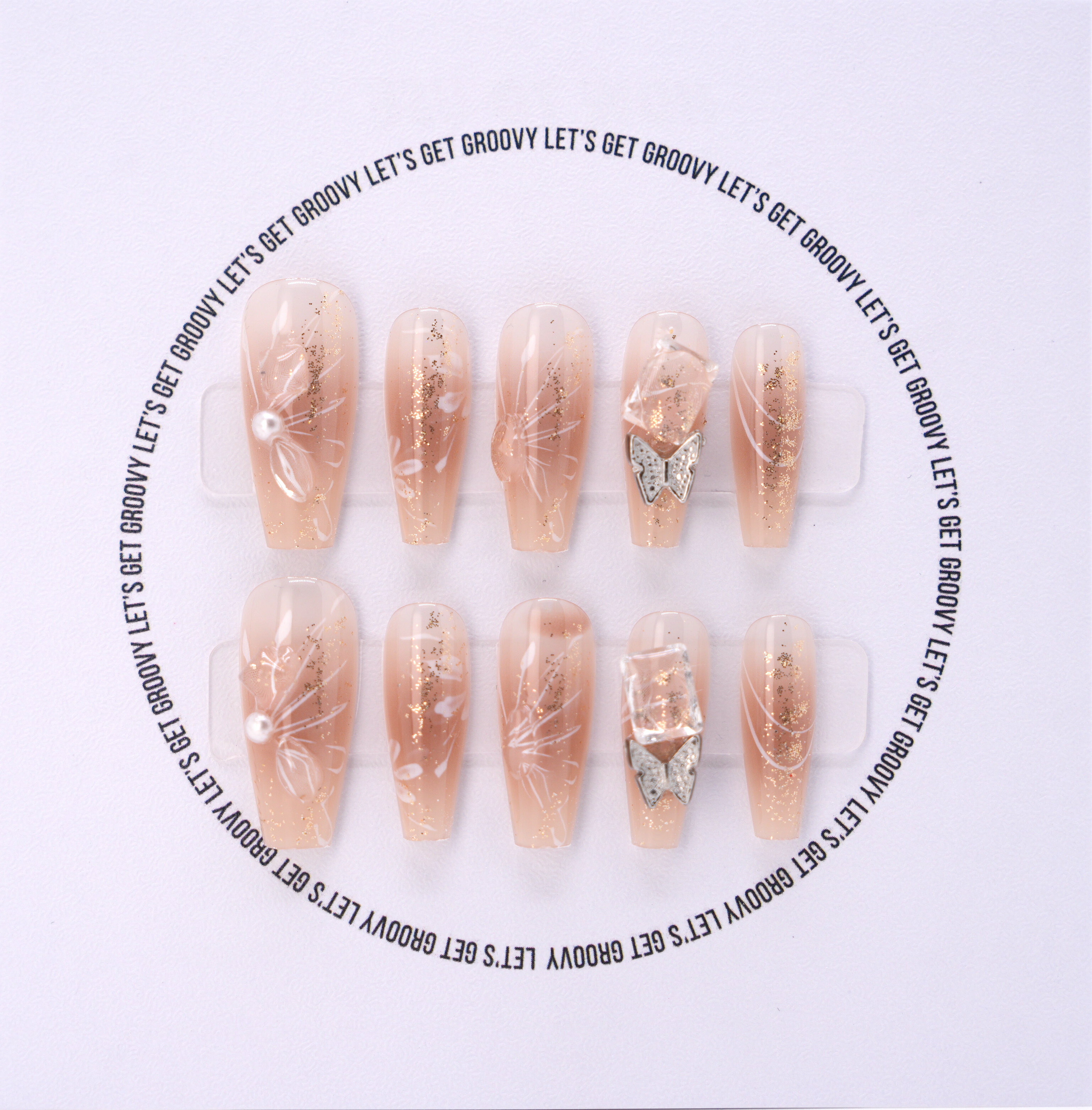 Slay ︳Butterfly Dreams。Silver Butterfly and Diamond Charms