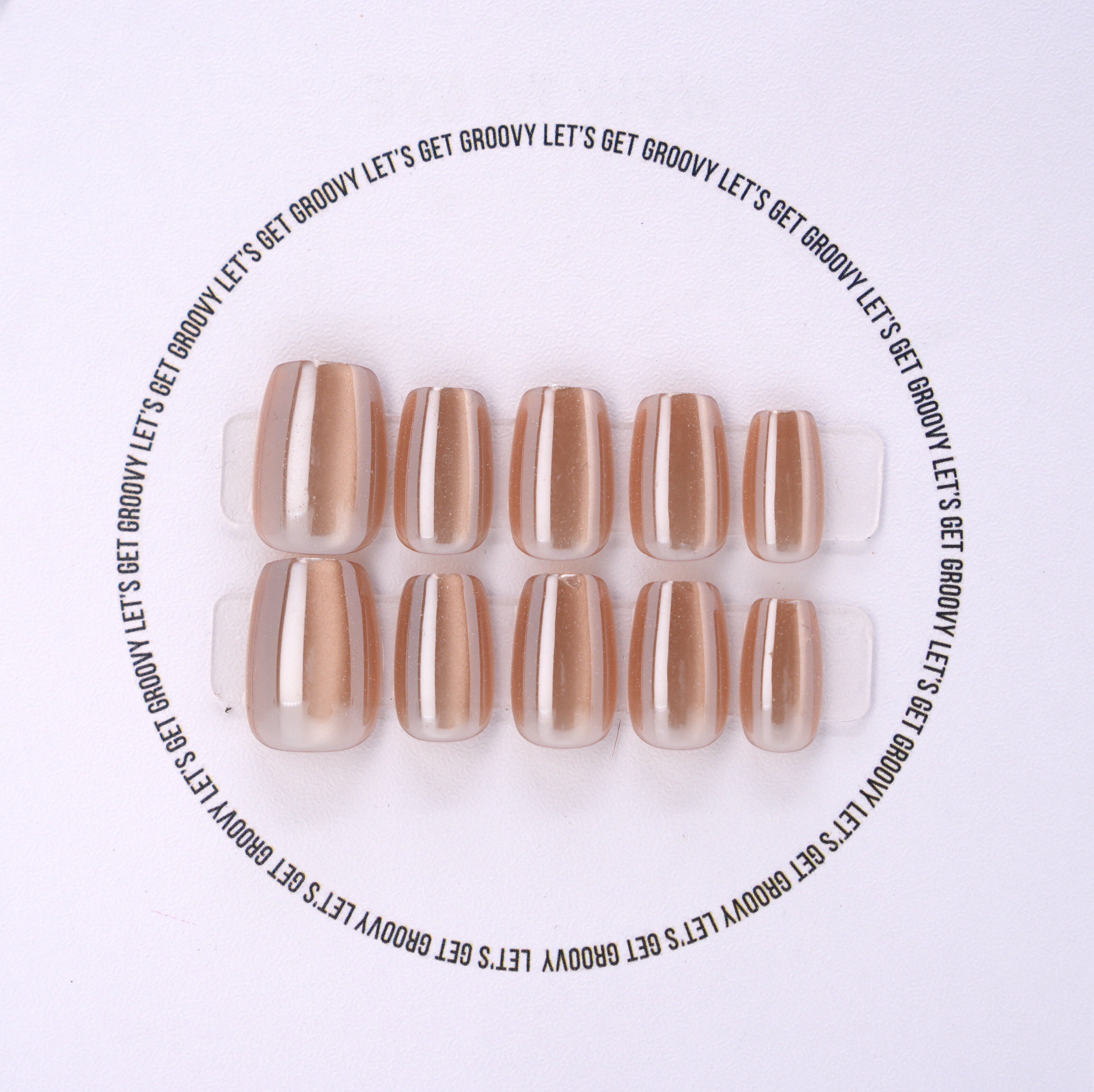 Slay | Incense Cabinet Nude Gold 。Cat Eye (Two Shape Nail)