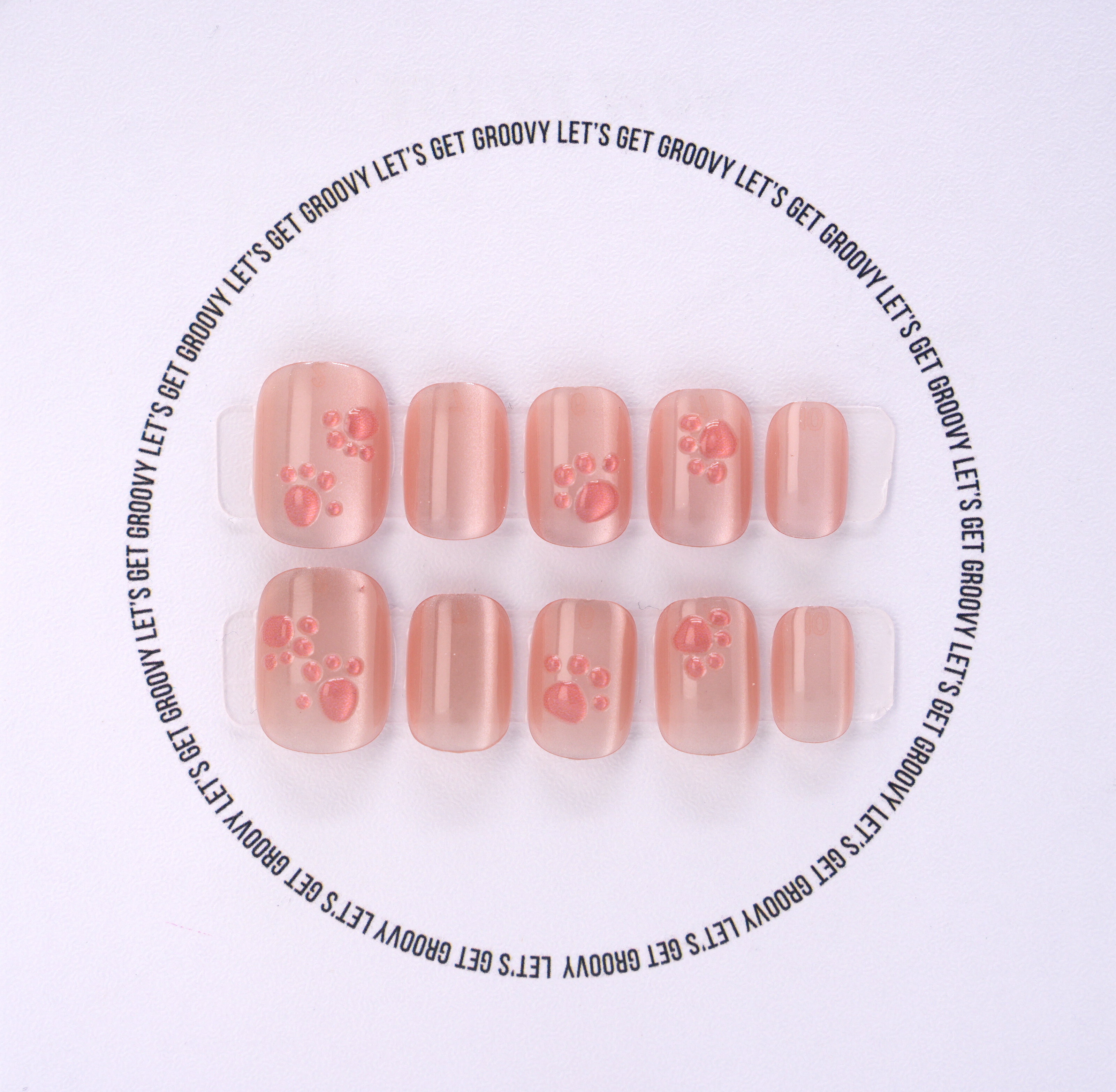 Slay ︳Light Pink Cat Eye。Cat Foot Print