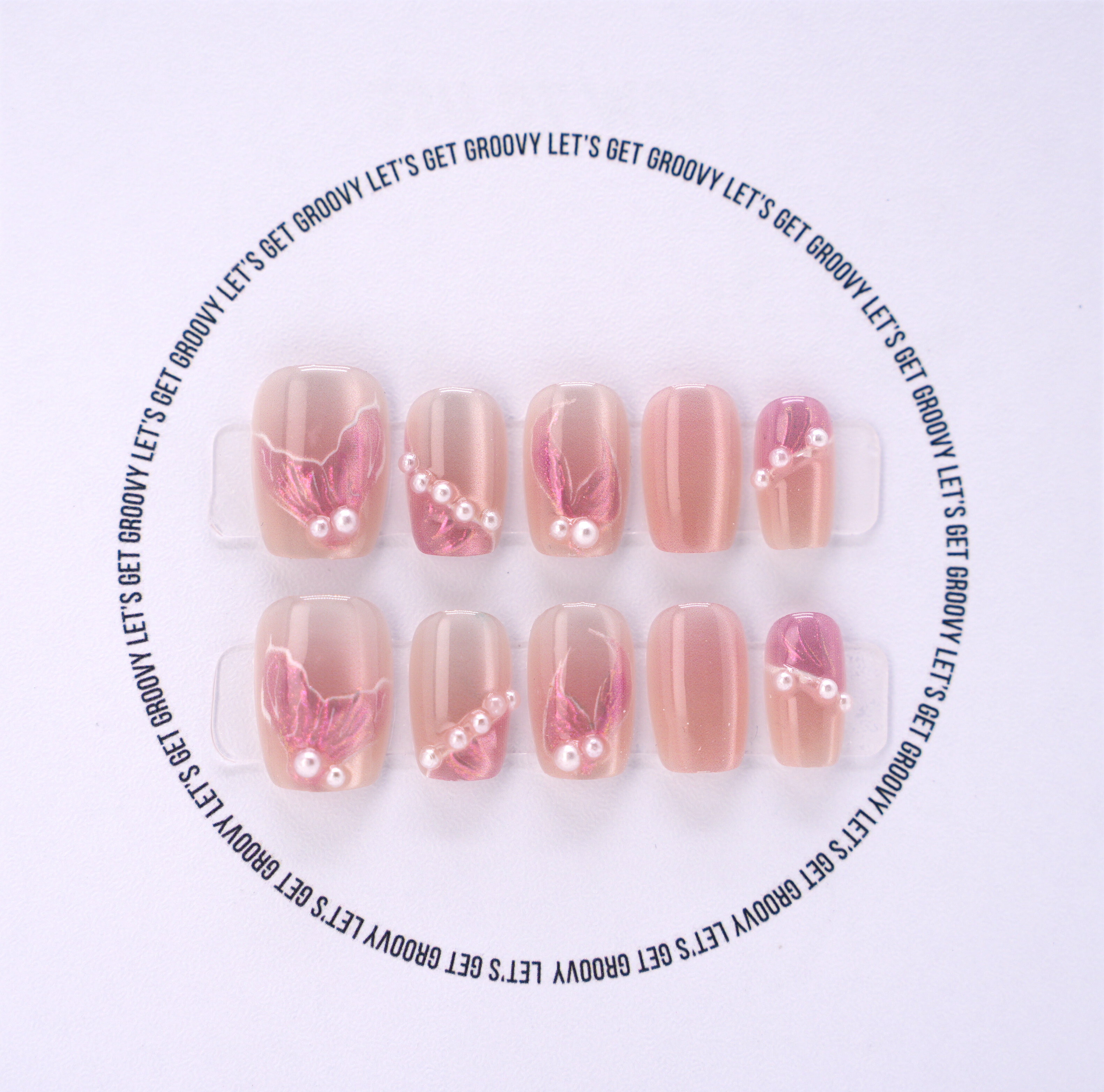 Slay ︳Pearl Whispers。Pink [2 Style]