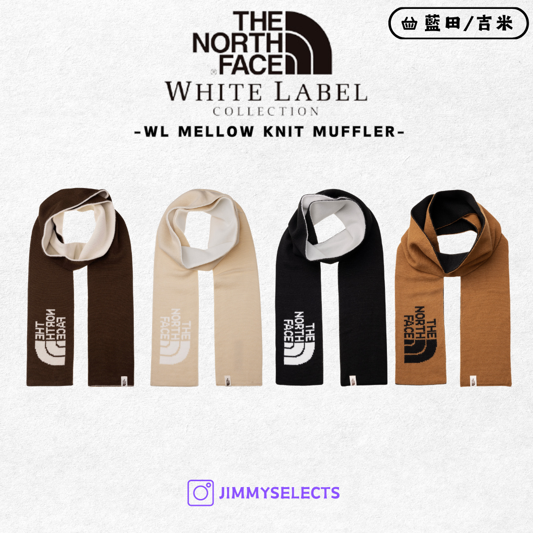 【代購】THE NORTH FACE 北臉 白標 MELLOW 柔和 針織 圍巾 NA5IQ52