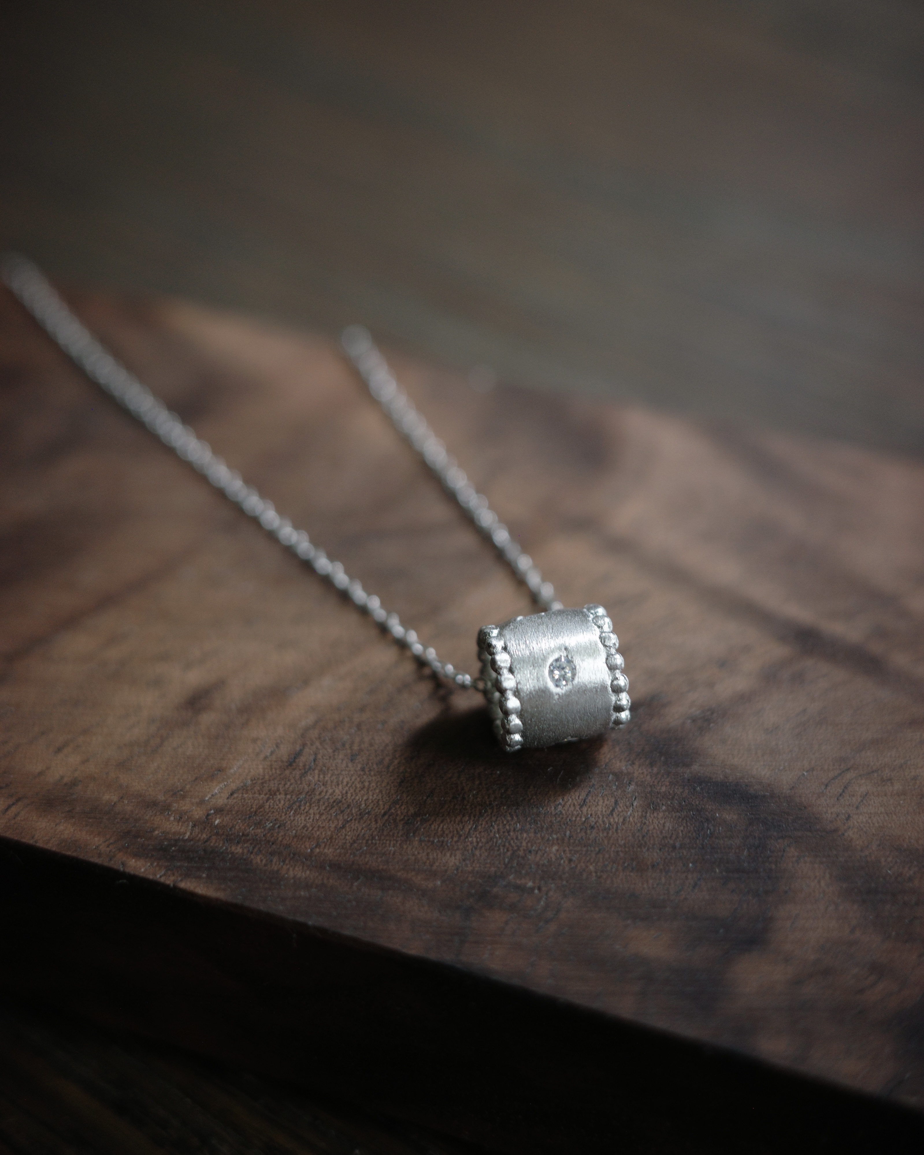 星輪小轉筒項鍊