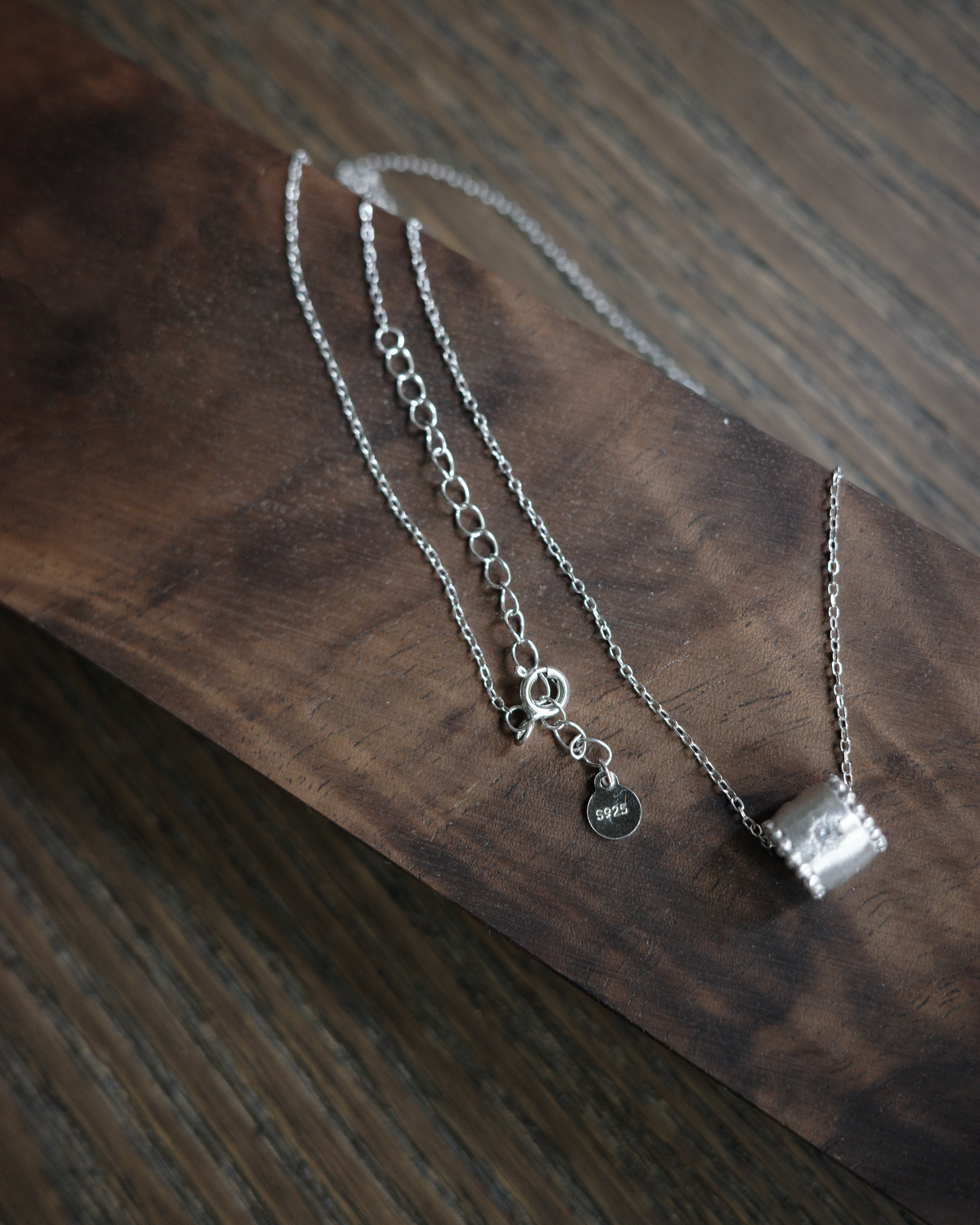 星輪小轉筒項鍊