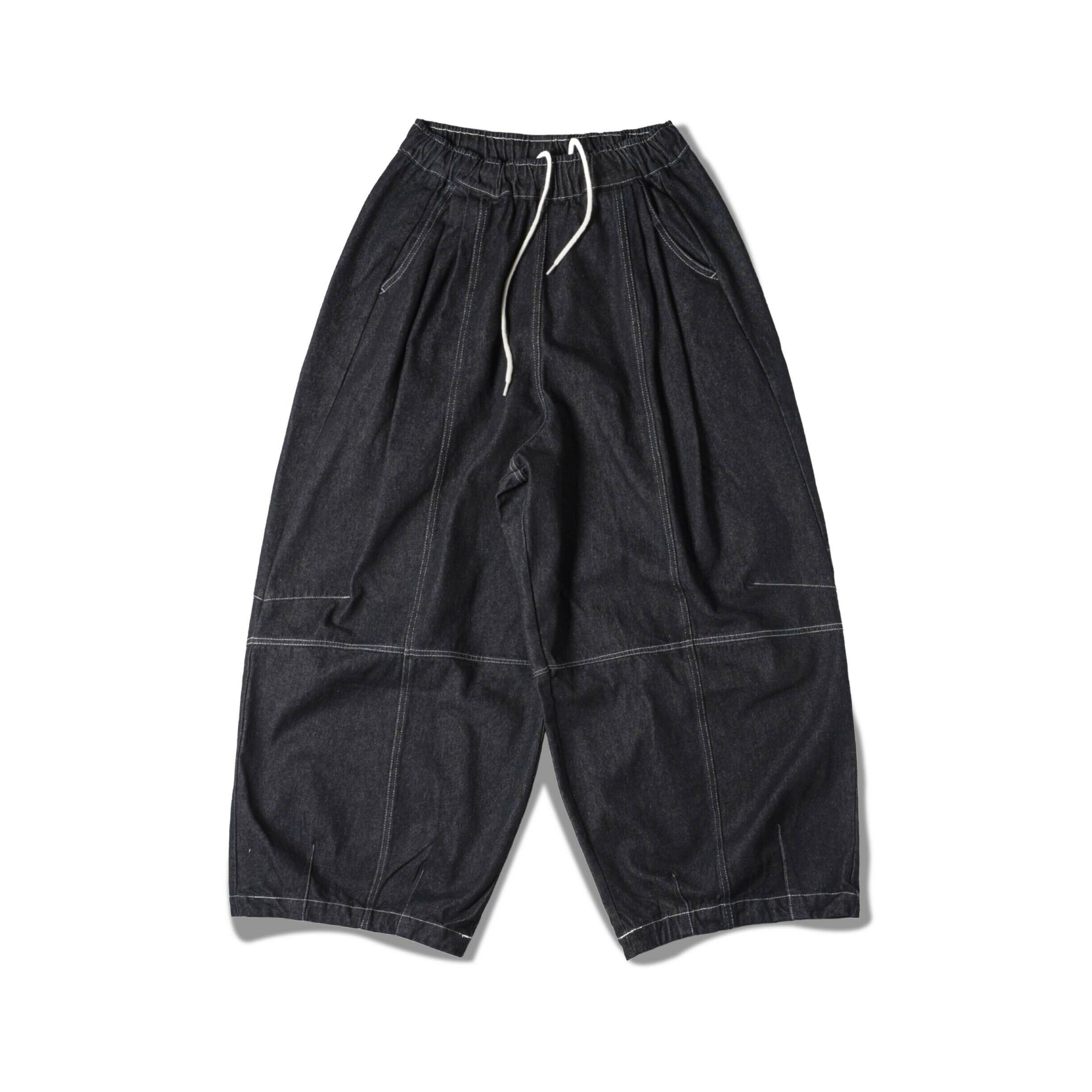 ORDINARY 單寧剪裁錐型燈籠褲