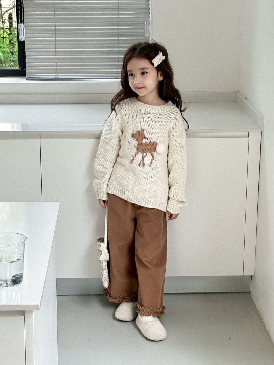 軟糯小鹿針織上衣