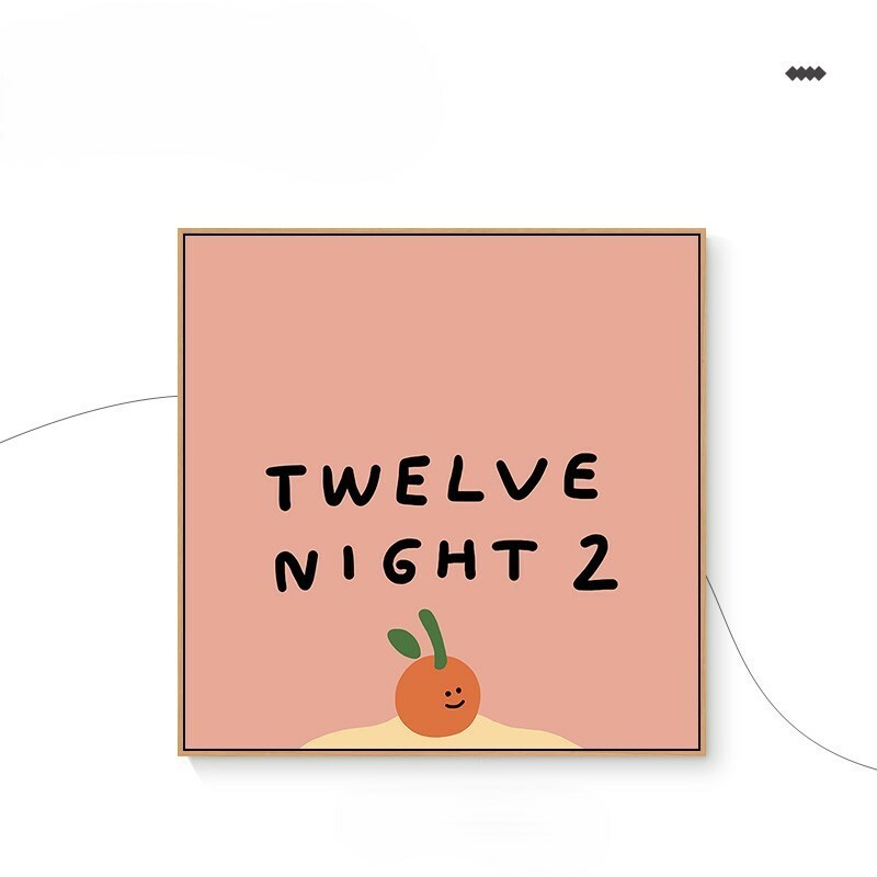 《4930》簡約Q版可愛小插畫掛畫