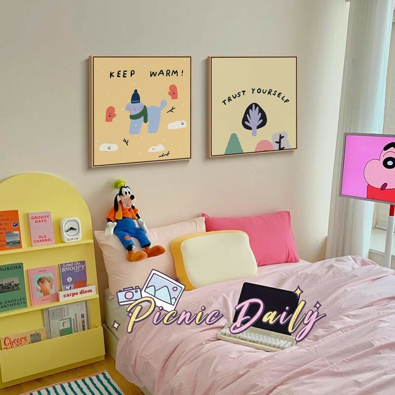 《4930》簡約Q版可愛小插畫掛畫