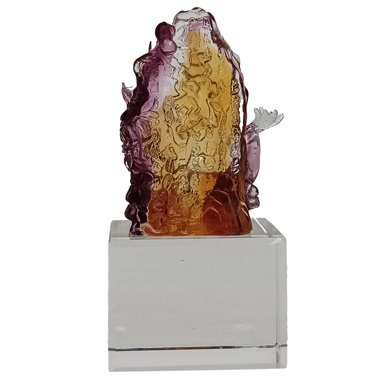 鹿港窯禮品館│居家開運琉璃一路福運擺飾 -祝福與吉祥的完美選擇