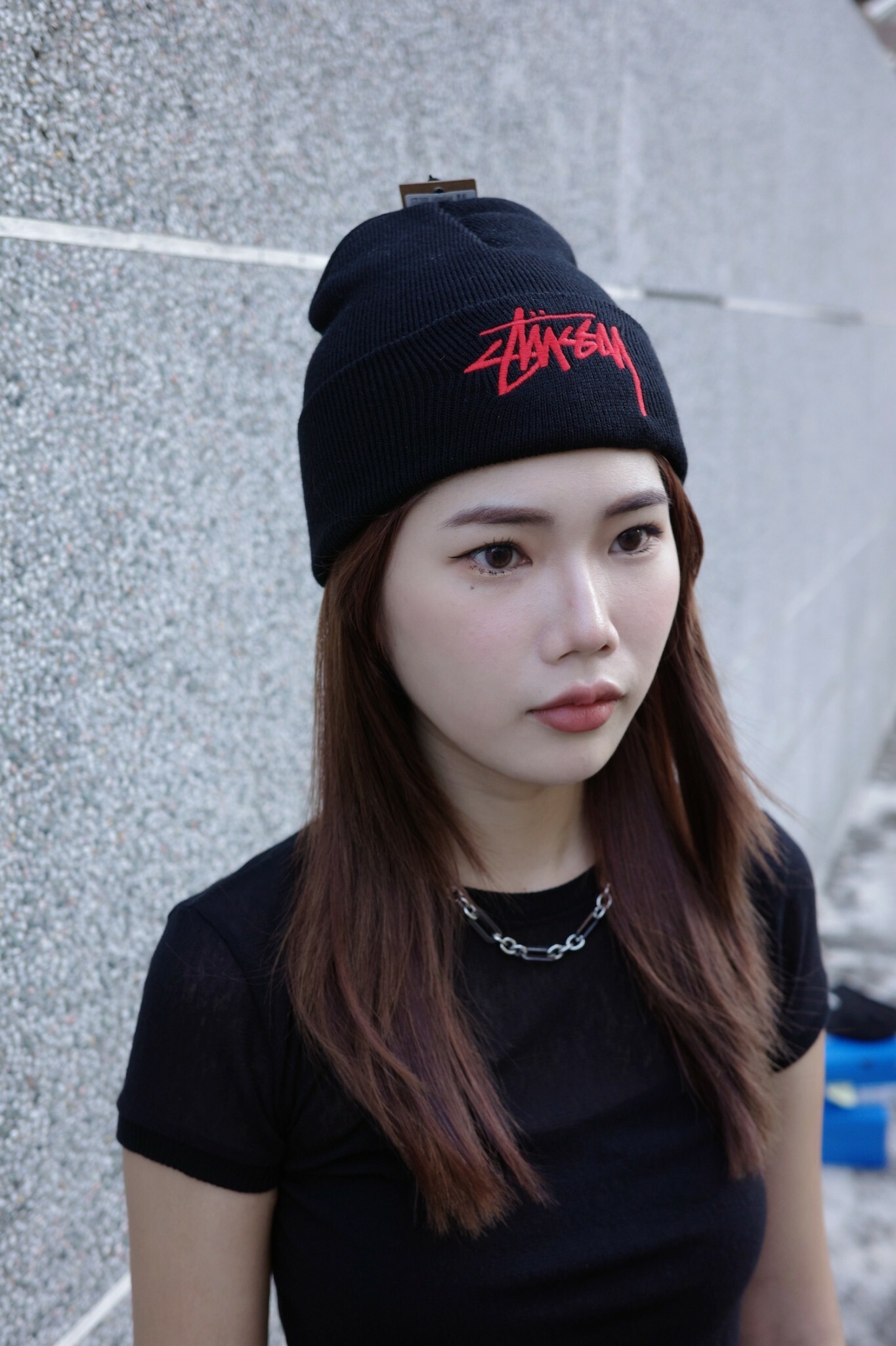 Stussy Logo刺繡 LOGO 反摺毛帽兩款  (1321144 / 1321149)