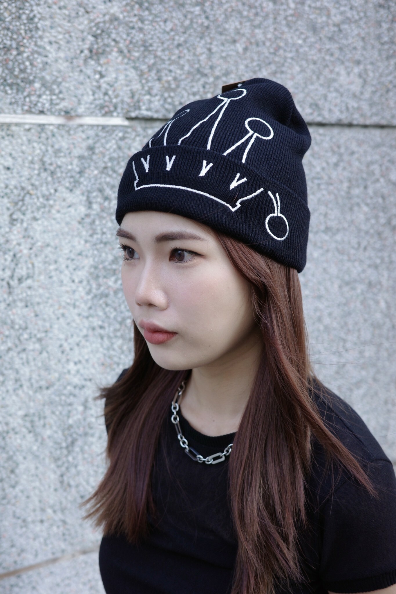 1321212 Stussy 2024aw Cuff Beanie Crown 皇冠毛帽
