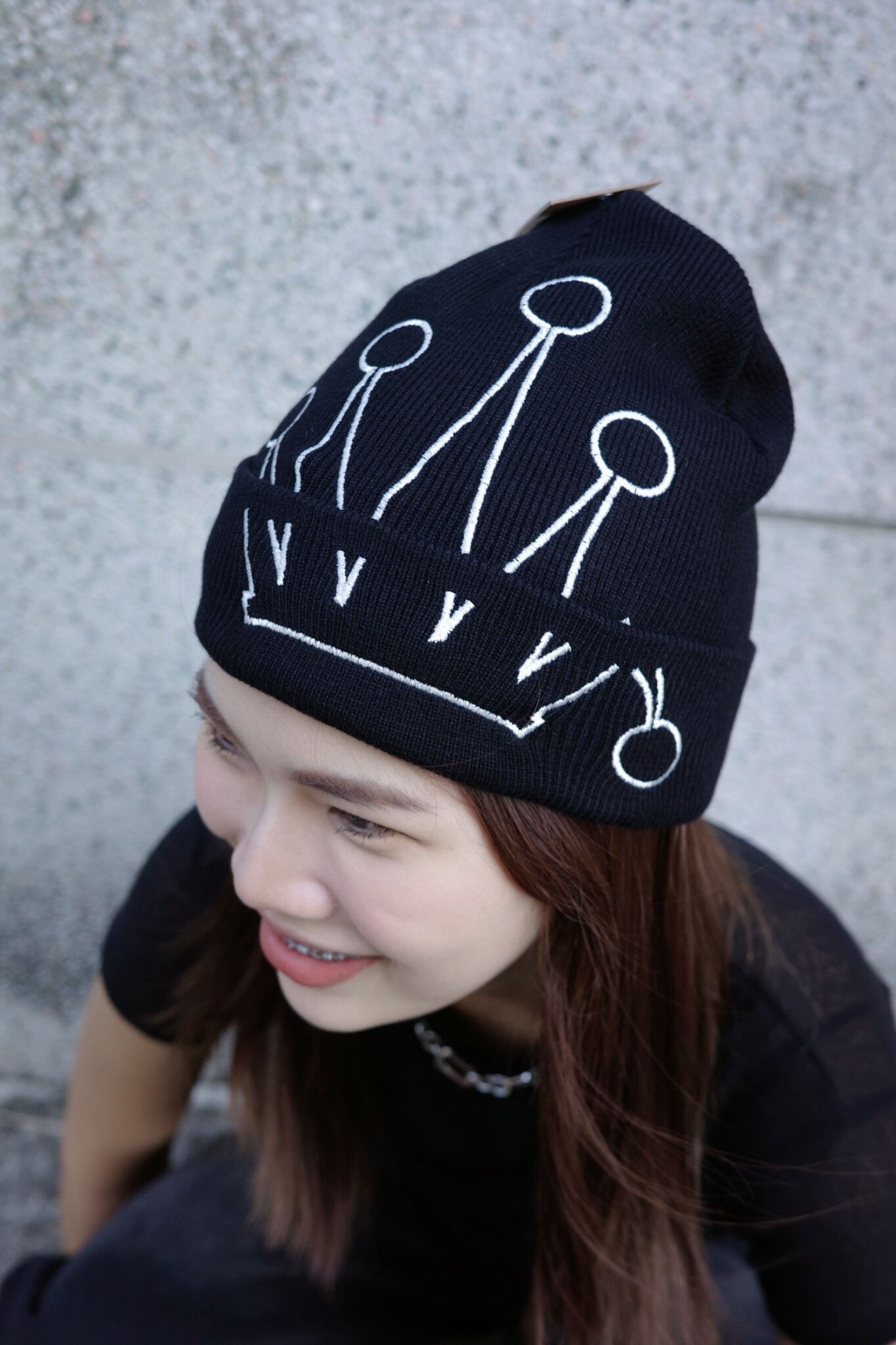 1321212 Stussy 2024aw Cuff Beanie Crown 皇冠毛帽
