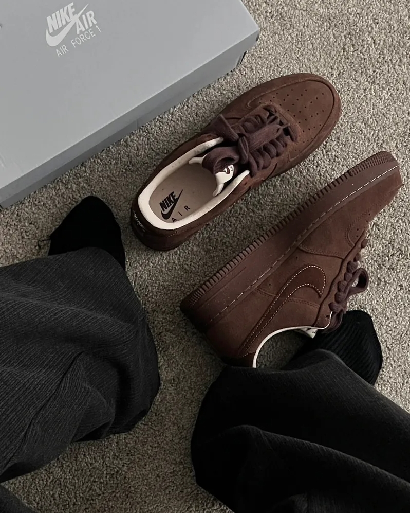 NIKE AIR FORCE 1 "CACAO WOW" AF1 復古巧克力 摩卡棕 FQ8901259