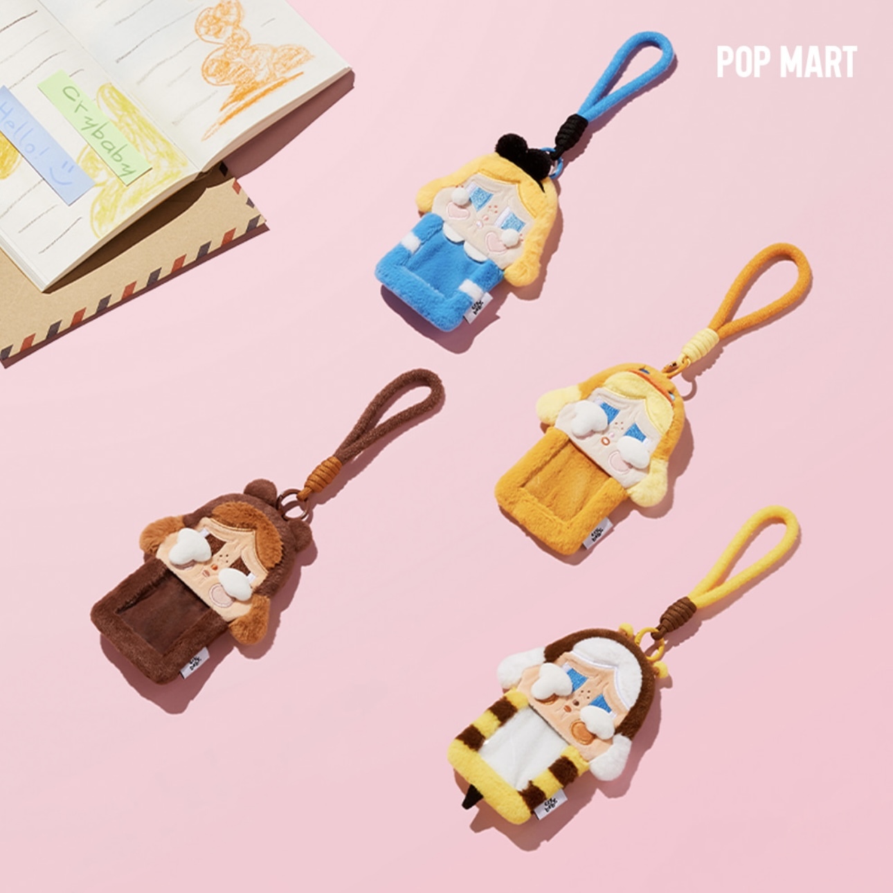 泡泡瑪特POPMART CRY BABY 眼淚工廠 毛絨吊飾 卡套 掛件 盲盒