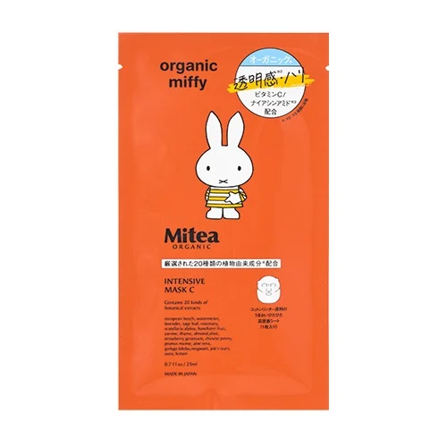 [限定] organic miffy x Mitea ORGANIC  Intensive Mask C (sheet mask) 5pcs