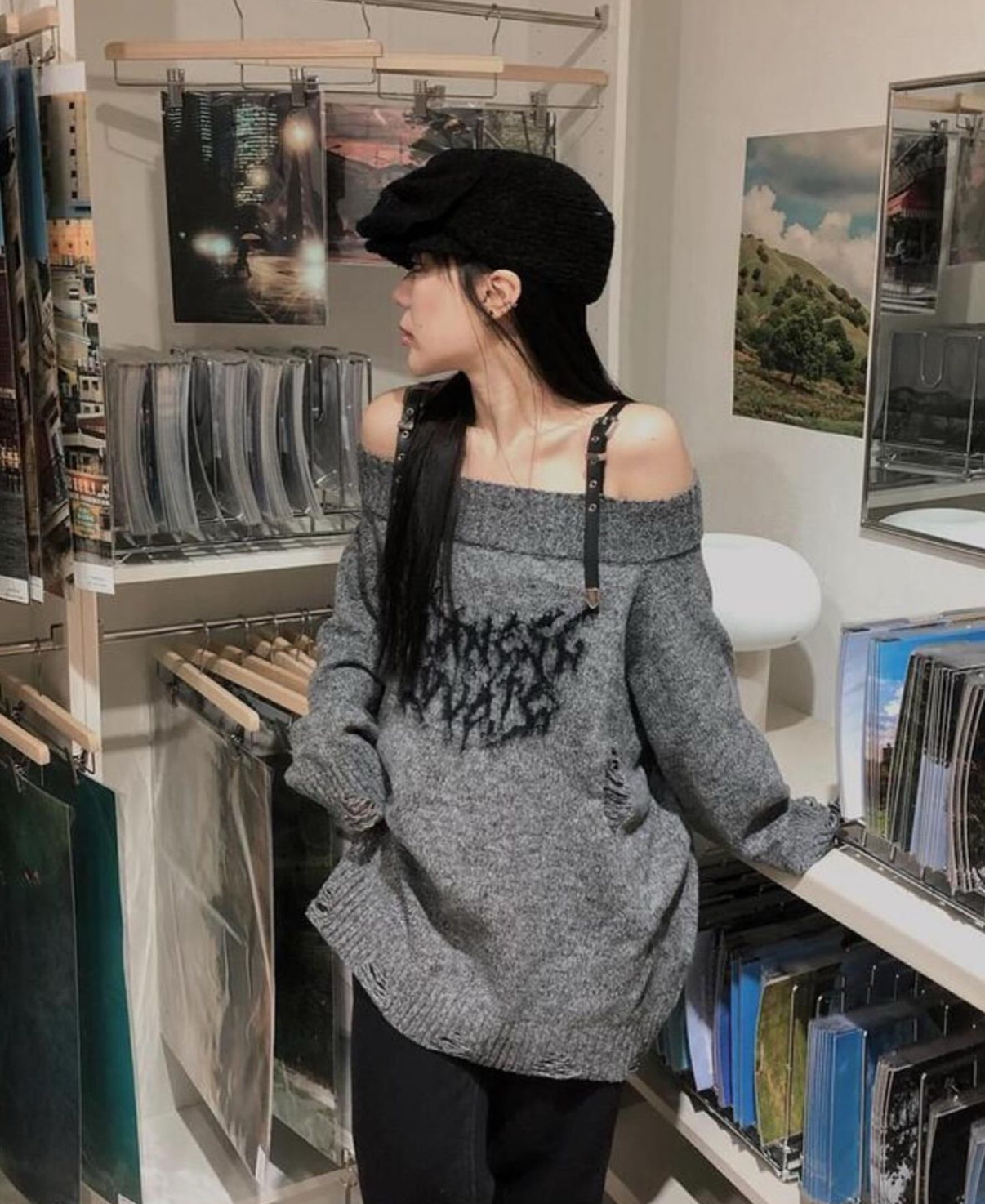 KR BELTED KNIT (2 COLORS)