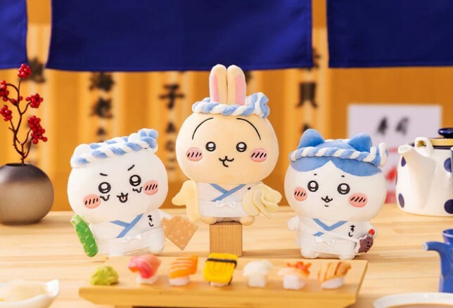 現貨-日本正版 Chiikawa 壽司師傅 公仔