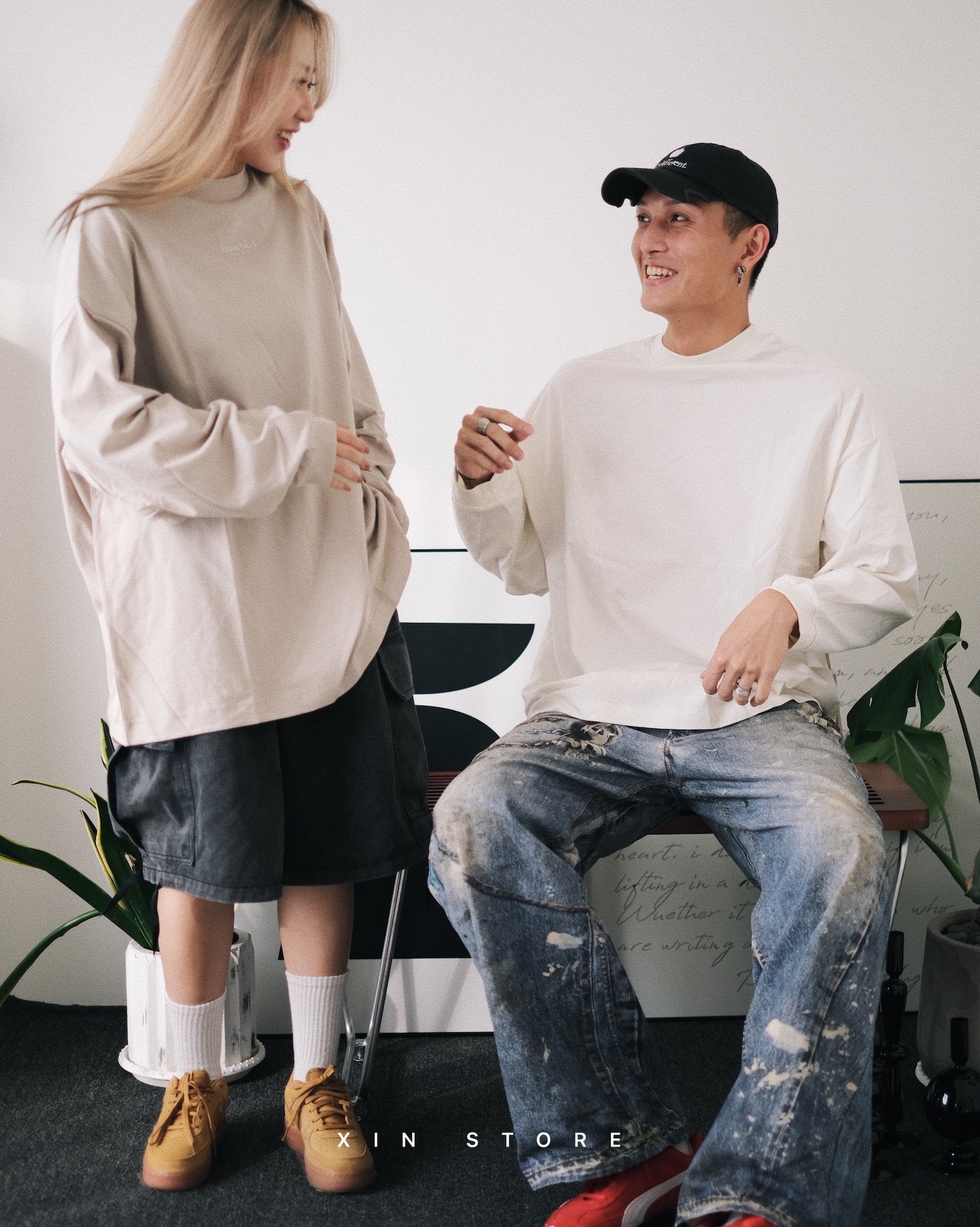 Essentials Fear Of God FOG 23AW 基本款 長袖 字體 落肩 薄長袖 四色