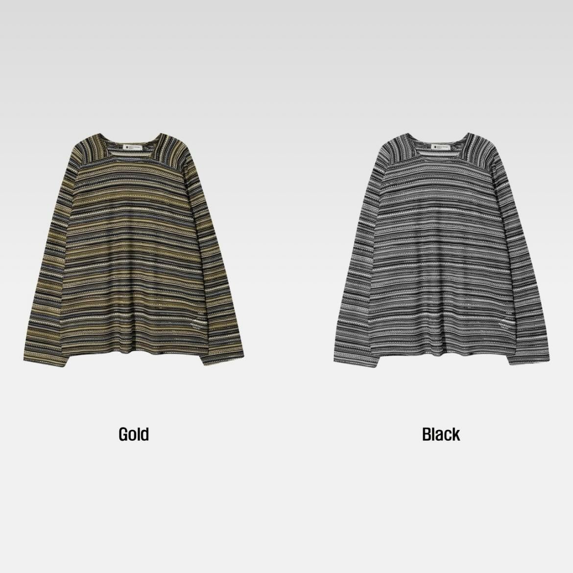 橫間長袖衫 D.B.Y.M-043T