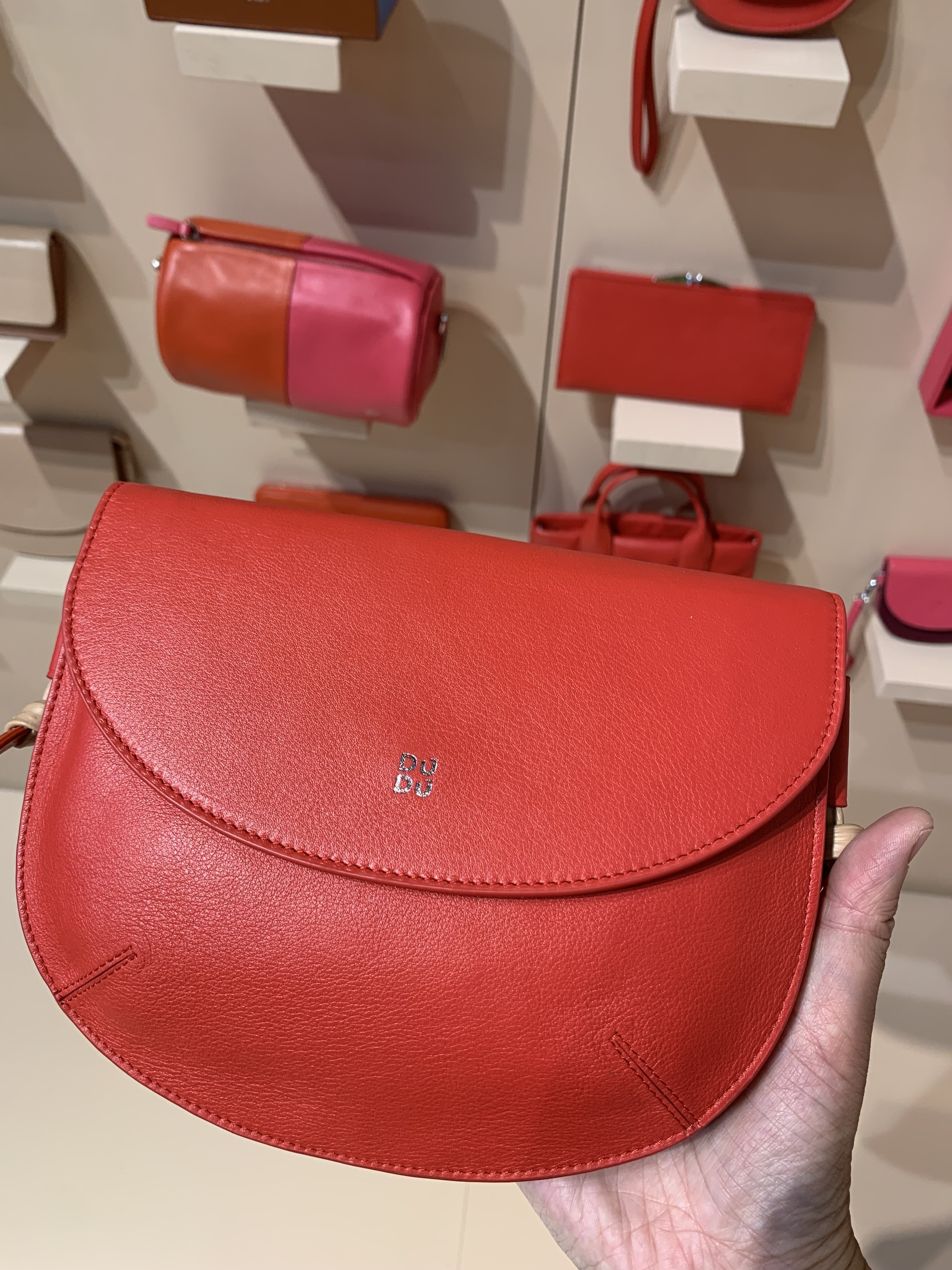 Dudu Leather bag - Altea 534-6024-62 Red Flame