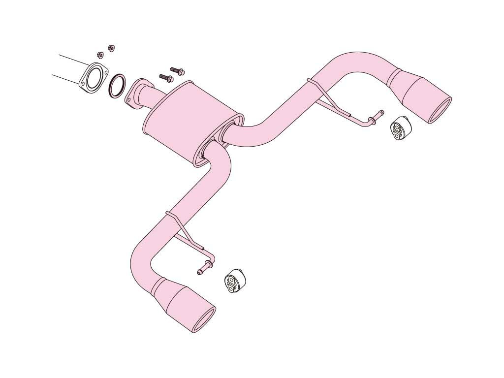 FUJITSUBO A-S 排氣管 MAZDA6 WAGON GJ 2.2柴油專用