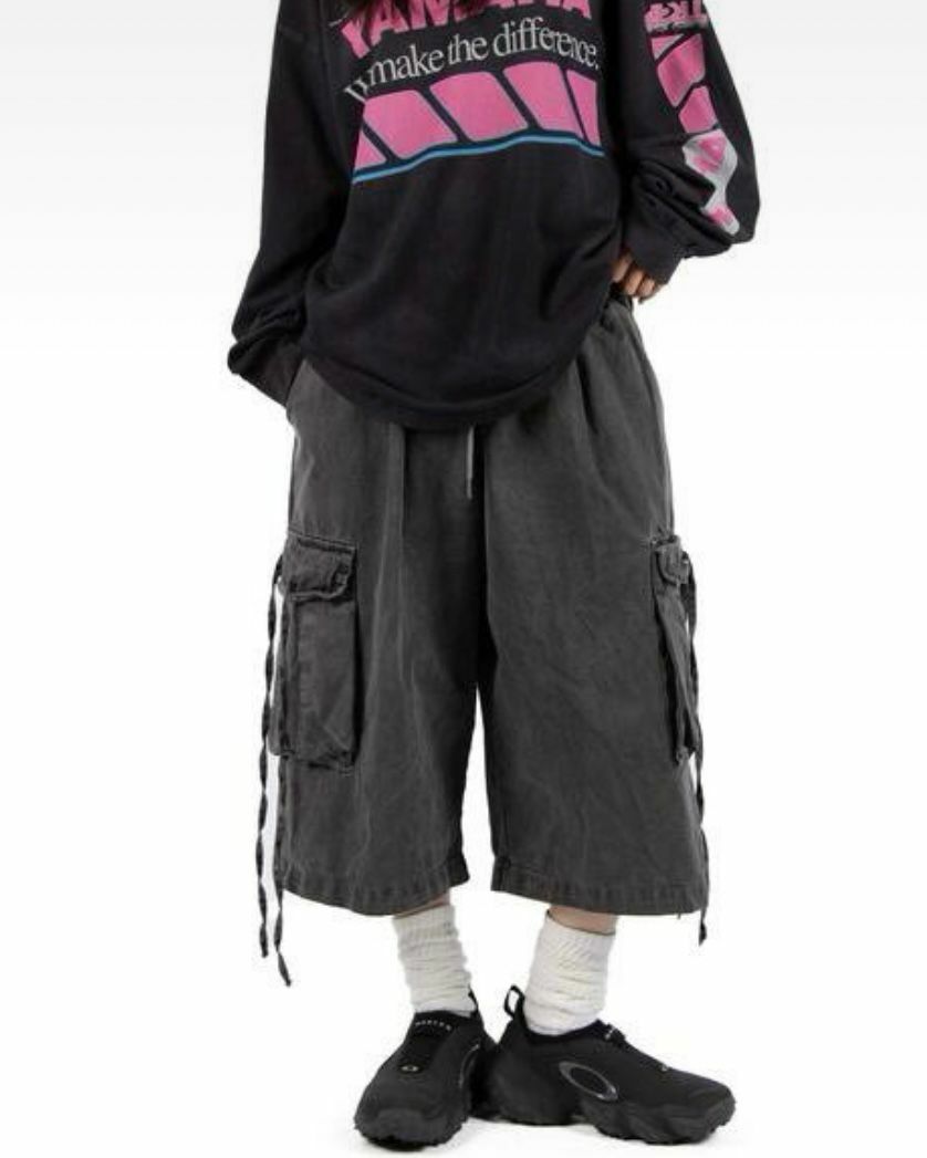 洗水淨色工裝短褲 EASY-029P