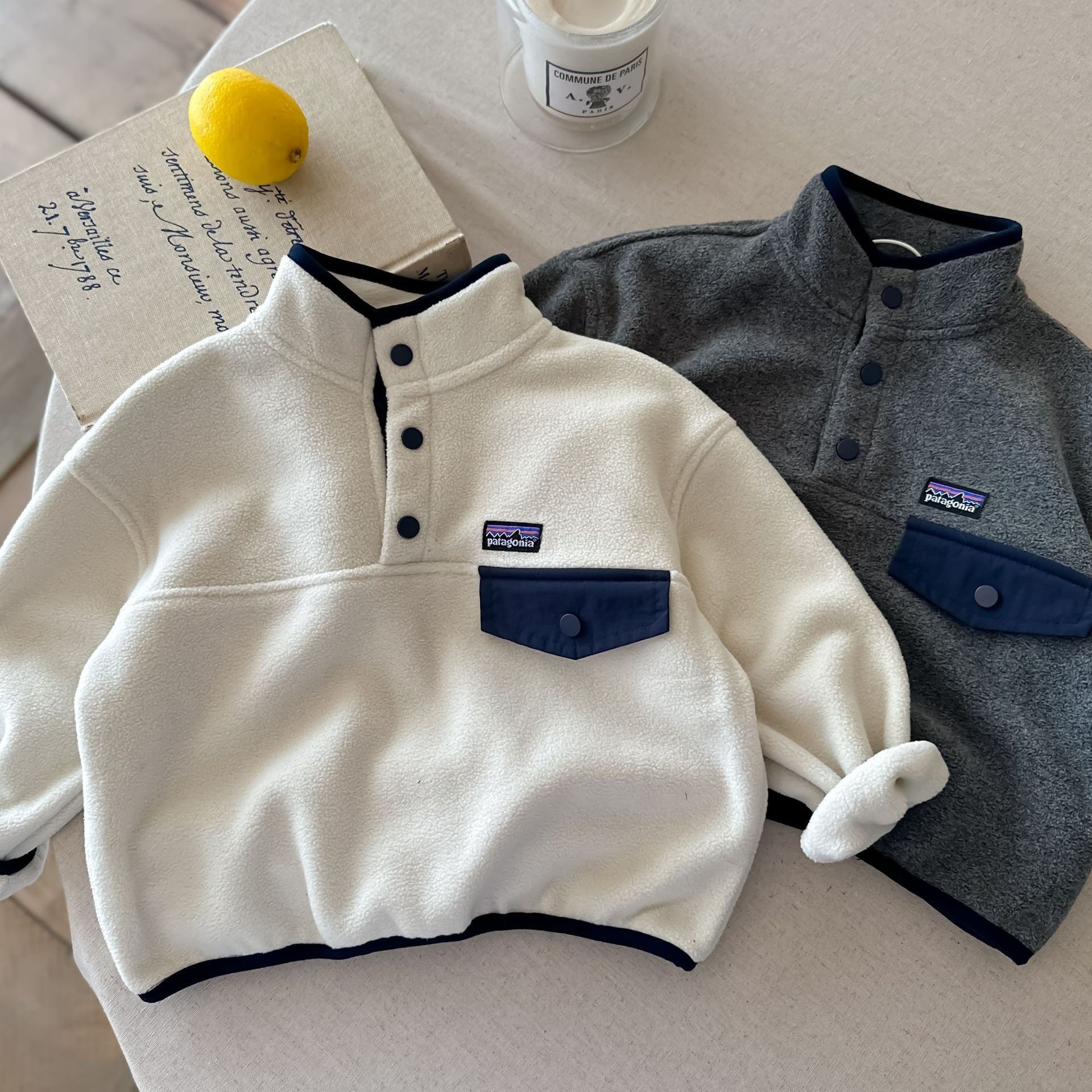 Pat*agonia 兒童半開胸保暖絨衣-2401657