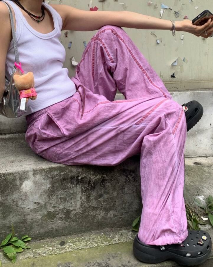 洗水可束腳鬆身褲 EASY-031P