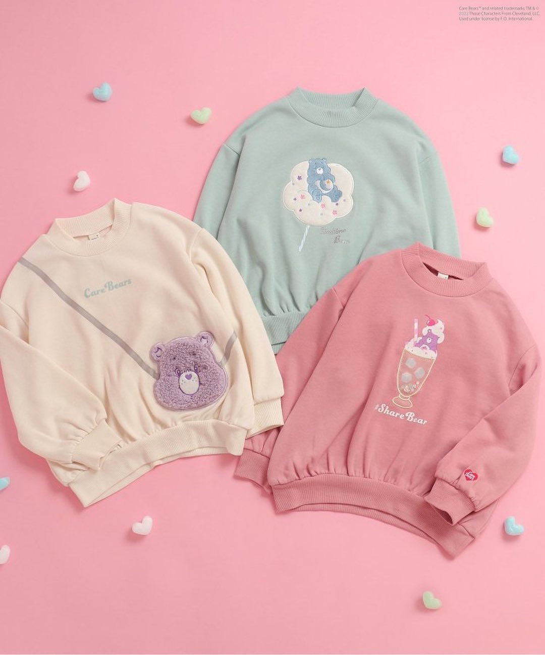 🐻𝐂𝐚𝐫𝐞 𝐁𝐞𝐚𝐫𝐬 毛圈衛衣