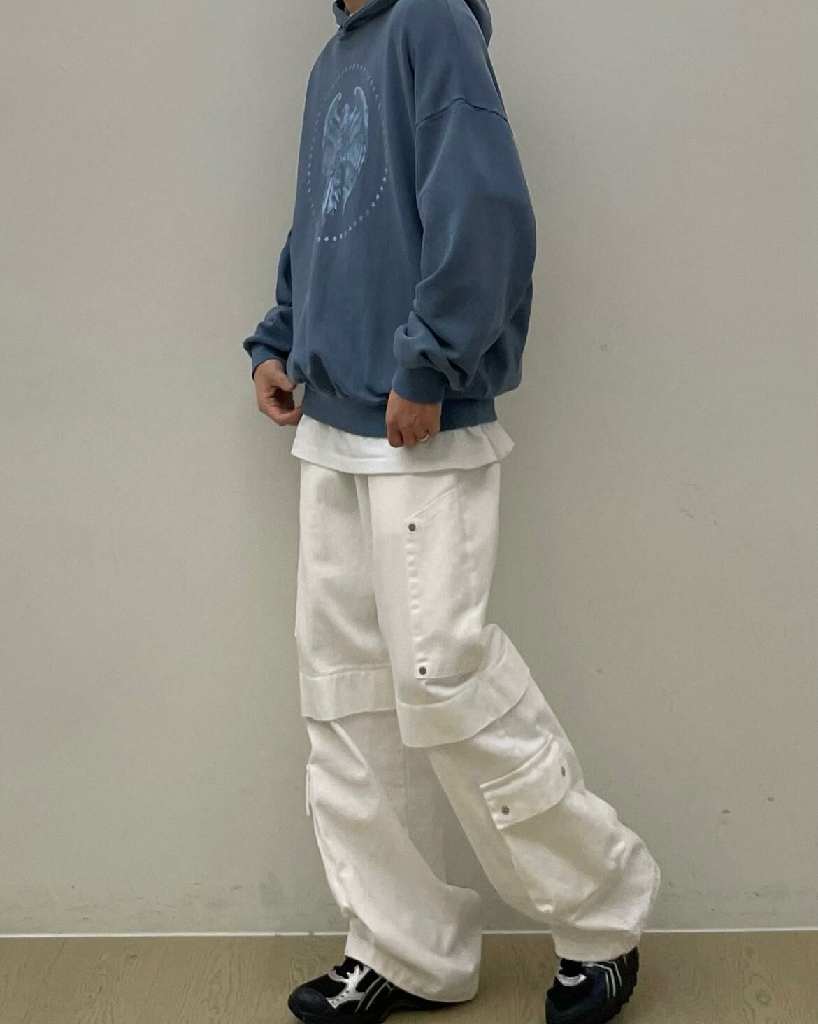 淨色可束腳鬆身褲 EASY-037P