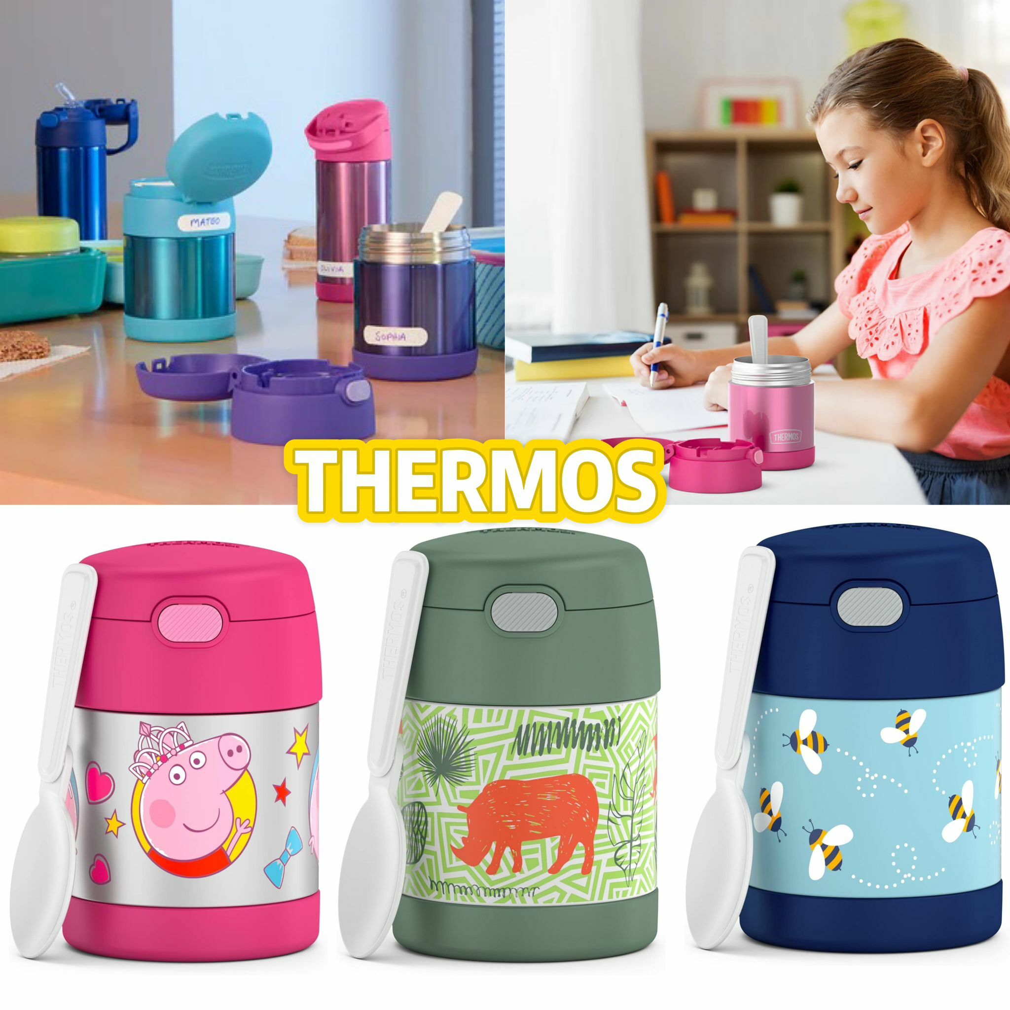 【預購】Thermos G100807 卡通燜燒杯10oz