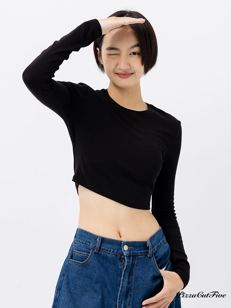 [SALE]百搭圓領長袖上衣 PizzaCutFive PCF243403016