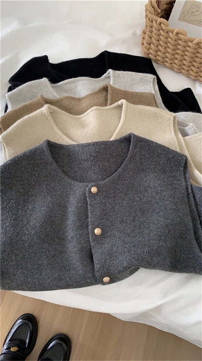 成熟氣質感滿滿好搭背心-兩色現貨