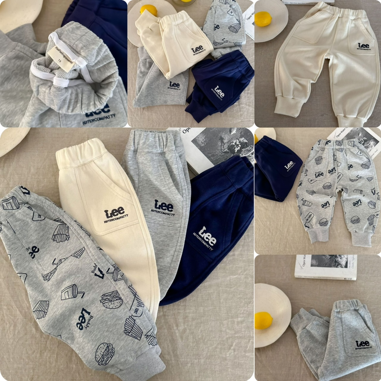 兒童Lee珠地底長褲-2401659