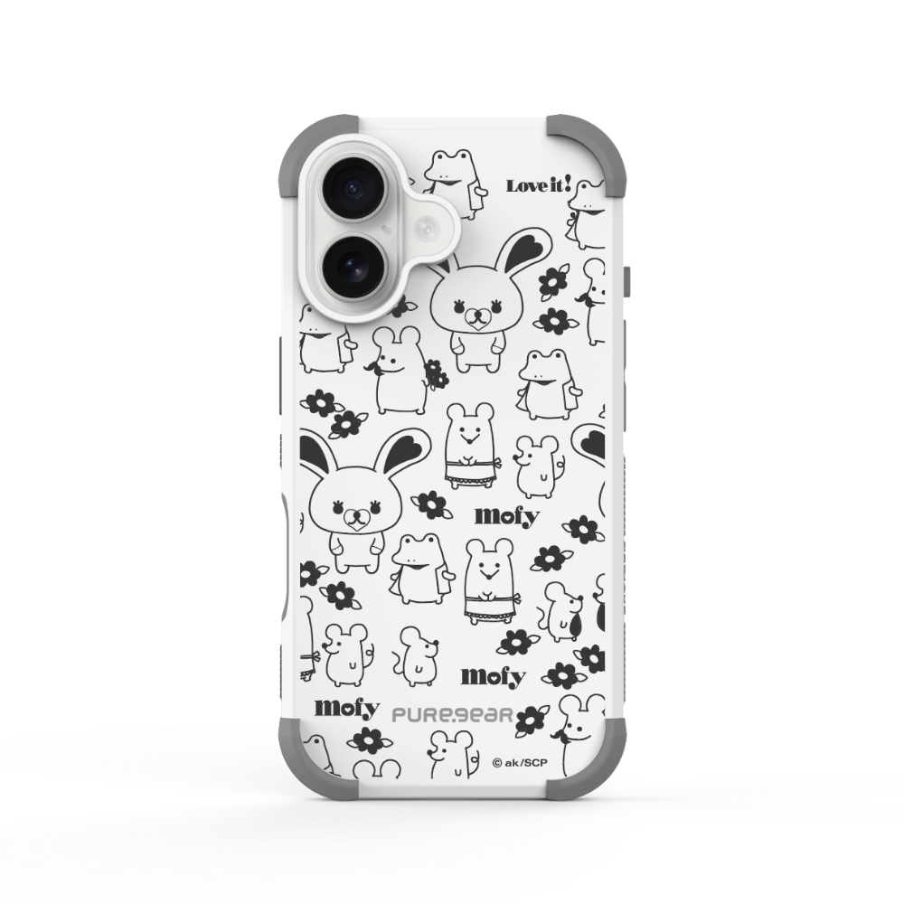 iPhone 坦克軍規防摔手機殼 / 黑麻吉 (MOFY棉花小兔)