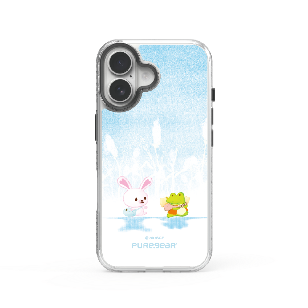 iPhone 冰鑽減壓防摔保護殼 / 去旅行 (MOFY棉花小兔)