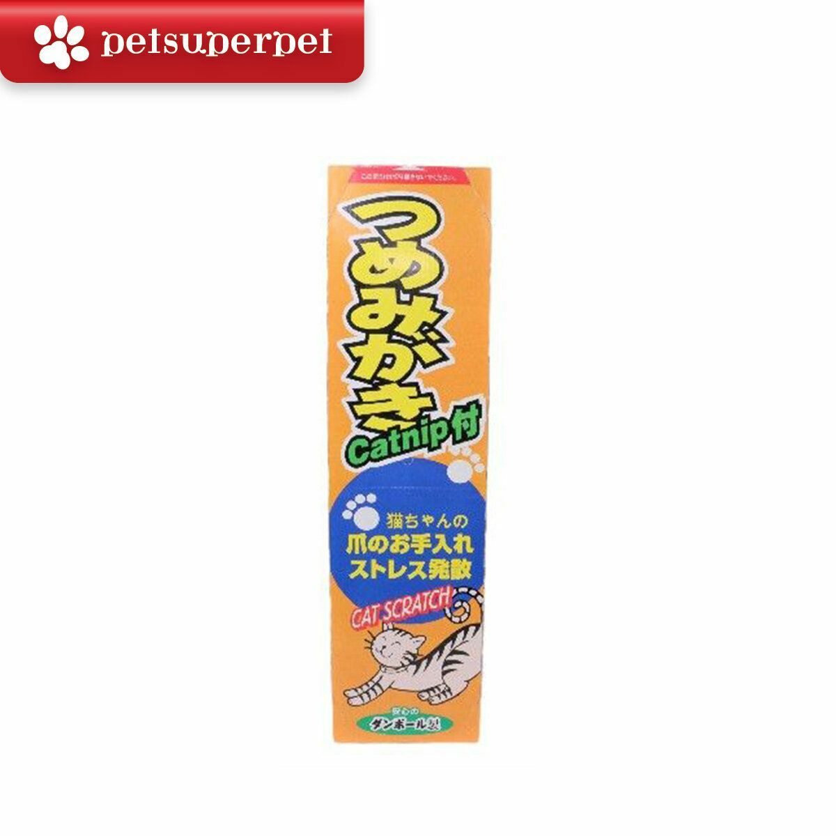 Petsuperpet - 卡通紙質紙貓抓板 連一包貓薄荷粉